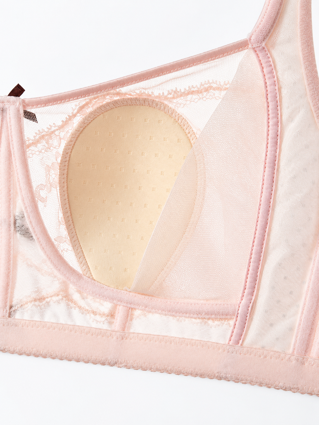 Wholesale Wireless Bunny Ear Lace Support Bra